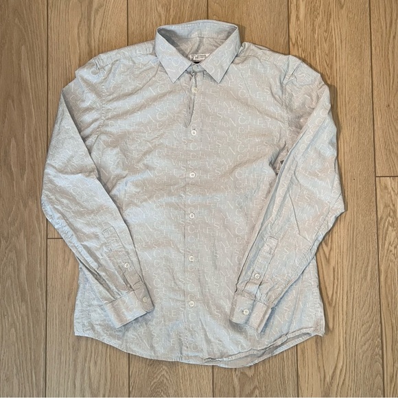 Versace Men’s Luxury Dress Shirt Ice Clean Iconic Style - Picture 1 of 2